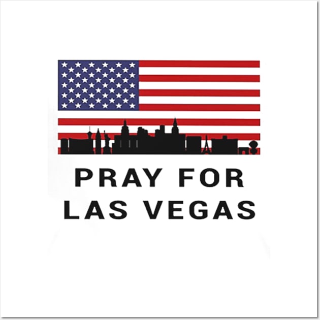 Pray For Las Vegas Nevada Wall Art by adrinalanmaji